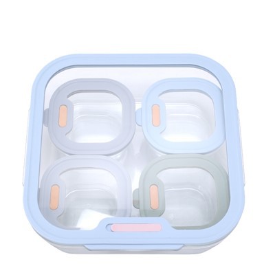 Glasfood opbevaringsbeholder sæt